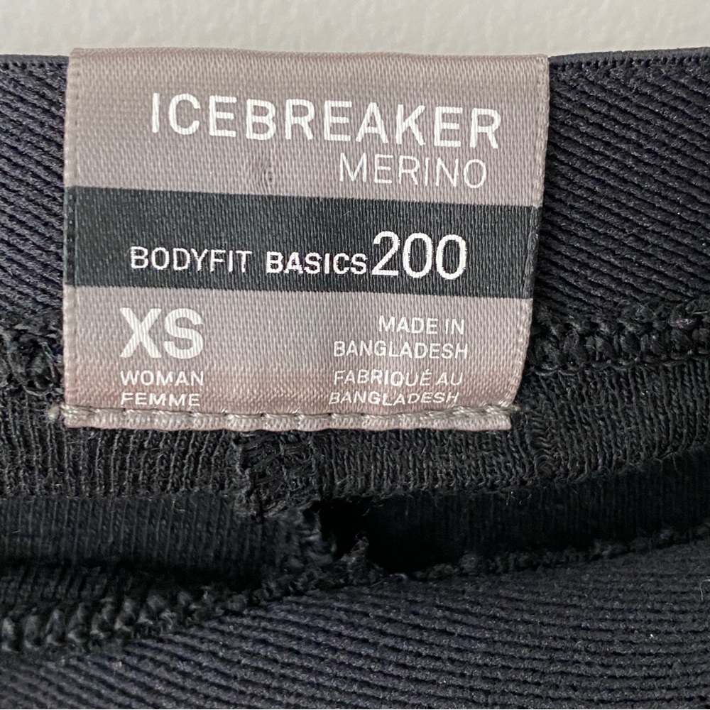 Icebreaker 200 Base Layer Wool Thermal Leggings - XS - Picture 10 of 11